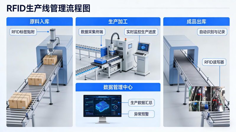 RFID智能工业采集打通生产数据孤岛