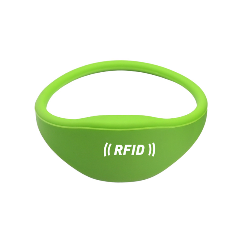 RFID游乐场硅胶腕带NFC智能硅胶手环定做