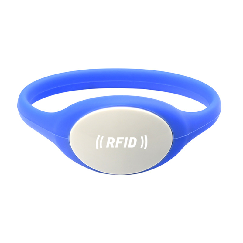 厂家rfid腕带水上乐园健身房复旦F08芯片ic手环rfid硅胶腕带定制
